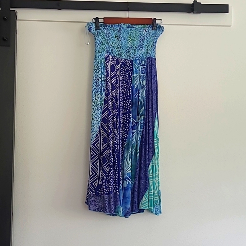Blue Santiki tube dress